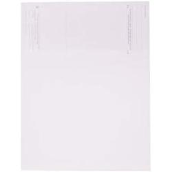 CheckOMatic Computer Check Paper - 100 Pack - Top Blank Stock Checks - Security Features & Laser Printer Compatible - Blue Red