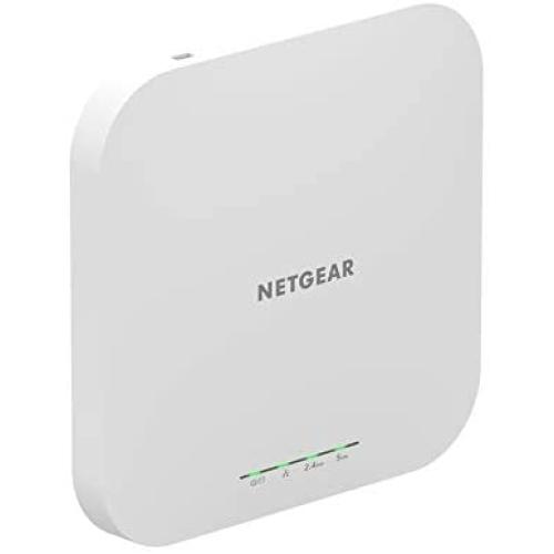 NETGEAR Wireless Access Point (WAX610) - WiFi 6 Dual-Band AX1800 Speed | Up to 250 Client Devices | 1 x 2.5G Ethernet LAN Port | 802.11ax | Insight Remote Management | PoE+ or Optional Power Adapter
