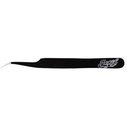 Excel Slant Point Tweezers, Black