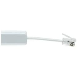 1 x Telephone Cord Detangler - Extended Rotating - White - Phone Cord Detangler Master Cables Product