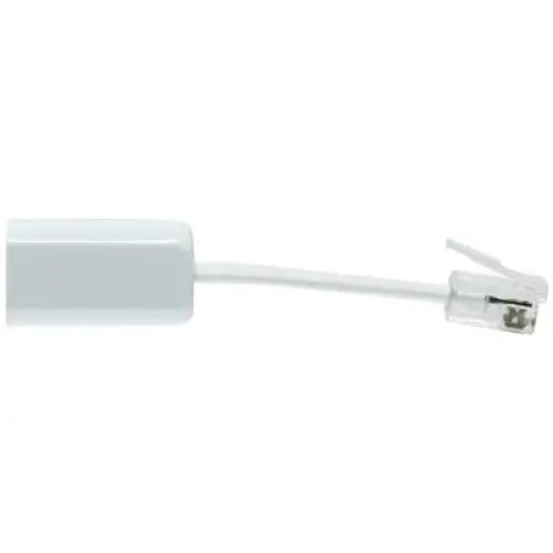 1 x Telephone Cord Detangler - Extended Rotating - White - Phone Cord Detangler Master Cables Product
