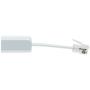 1 x Telephone Cord Detangler - Extended Rotating - White - Phone Cord Detangler Master Cables Product
