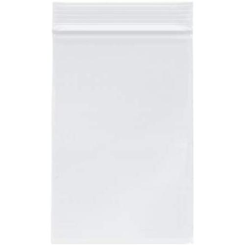 Plymor Heavy Duty Plastic Reclosable Zipper Bags, 4 Mil, 4'' x 6'' (Pack of 200)