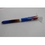 Portable fan with Ballpoint pen - Multi-function electronic Fan pen Make Cool summer for office and students (RAINBOW)