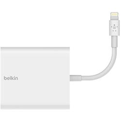 Belkin Ethernet + Power Adapter with Lightning Connector (Mfi-Certified Lightning to Ethernet Adapter for iPad POS Systems) (B2B165bt)