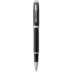 Parker IM Rollerball Pen, Black Lacquer Chrome Trim with Fine Point Black Ink Refill (1975540)