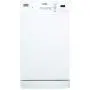 Danby 18 Inch Built in Dishwasher, 8 Place Settings, 6 Wash Cycles and 4 Temperature + Sanitize Option, Energy Star Rated with Low Water Consumption and Quiet Operation - White (DDW1804EW)