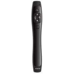 Infiniter 4-in-1 Function Wireless Presenter with Red Laser Pointer/Wireless Mouse and Media Player Control (LR8)