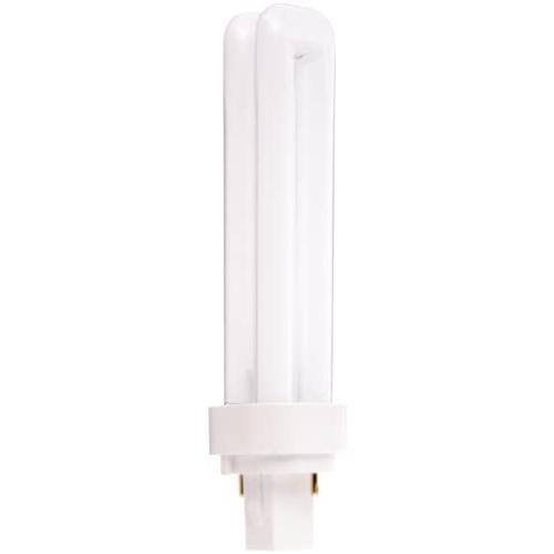 Satco S8324 4100K 18-Watt G24D-2 Base T4 Quad 2-Pin Tube for Magnetic Ballasts