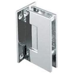 CRL Geneva 037 Series Brushed Nickel Wall Mount Full Back Plate Standard Hinge