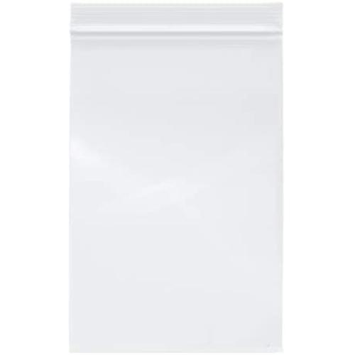 Plymor Heavy Duty Plastic Reclosable Zipper Bags, 4 Mil, 6'' x 9'' (Pack of 100)