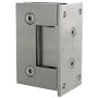 CRL Geneva 037 Series Brushed Nickel Wall Mount Full Back Plate Standard Hinge