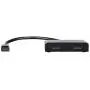 Monoprice 121972 2-Port DisplayPort 1.2 to DisplayPort Multi-Stream Transport (MST) Hub, DP to DP, Black, 7.6 x 5.8 x 1.3