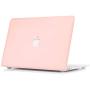 LuvCase 4 in 1 Laptop Case for Old MacBook Pro 13'' (CD Drive, 2008-2012) A1278 Hard Shell Cover, Pouch, Keyboard Cover & Screen Protector (Rose Quartz)
