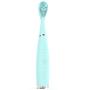Electric Tongue Cleaner,Uniharpa Vibrating Tongue Scraper for Fresher Breath in Seconds Made by Soft Silicone (Blue）