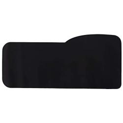 Curve Size Gaming Mouse Pad - Anti Slip Rubber Base - Stitched Edges - Large Desk Mat - 28.5'' x 12.75'' x 0.12'' (Curve, All Black/No Logo)