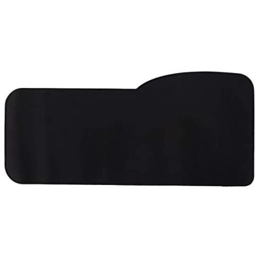 Curve Size Gaming Mouse Pad - Anti Slip Rubber Base - Stitched Edges - Large Desk Mat - 28.5'' x 12.75'' x 0.12'' (Curve, All Black/No Logo)