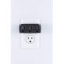 GE, Brown, Adapter Wall Tap, Expander, 3 Prong Outlet, Indoor Rated, UL Listed, 51864