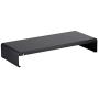 Monoprice Metal Multimedia Desktop Stand- 7.9 x 19.3 Inches - Black | Raised 3.2 Inches, Monitor Stand & Riser, Laptop Stand - WorkstreamCollection