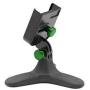WeatherTech DeskFone - Universal Desktop Cell Phone Holder (Forest Green Billet Knobs)