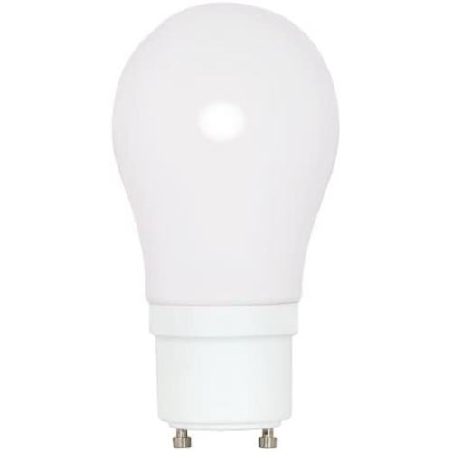 Satco S8225 15 Watt (60 Watt) 800 Lumens A-Type CFL Soft White 2700K GU24 Base Light Bulb