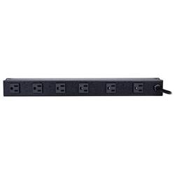 CyberPower CPS1215RMS Surge Protector, 120V/15A, 12 Outlets, 15ft Power Cord, 1U Rackmount Black