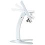 CTA Digital: Dual Security Kiosk Stand with Locking Case and Cable for iPad 10.2-Inch (7th & 8th Gen), iPad Air 3 (2019) and iPad Pro 10.5, White