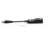 Plugable USB 2.0 to Ethernet Fast 10/100 LAN Wired Network Adapter Compatible with Chromebook, Windows, Linux, Switch Game Console