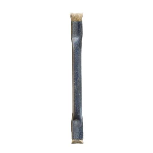MG Chemicals 856 Double Ended Technical Cleaning Brush with 4-1/2'' cad Plated Steel Handle, Horse Hair Bristles, 1/4'' Length x 5/16'' Width