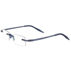 Visualite 08 Rimless Blue Light Filtering Computer Readers, Blue, 2.0