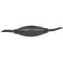 Manhattan USB Powered Stereo Speaker System - Small Size - with Volume Control & 3.5 mm Audio Plug to Connect to Laptop, Notebook, Desktop, Computer - Black, 161435