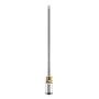 DC Long Shaft Gear Motor Threaded Rod Reduction Motor High Precision Long Output Shaft Gearmotor for Electronic Lock(12V 600RPM)