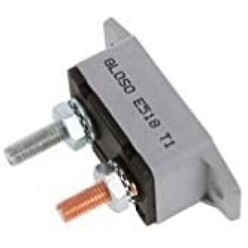 GLOSO E518 Stud Type Circuit Breakers, Lengthwise Bracket, Auto Reset (T1) - 1 Pack (15A)