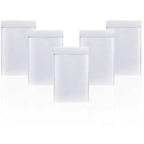 Amiff Kraft Bubble Mailers 5x9. Pack of 10 Padded envelopes 5'' x 9''. White kraft paper cushion envelopes. Exterior size 6x10 (6 x 10). Peel and Seal.