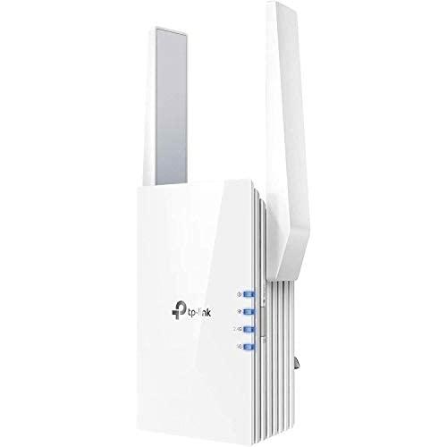 TP-Link AX1500 WiFi Extender Internet Booster, WiFi 6 Range Extender Covers up to 1500 sq.ft and 25 Devices,Dual Band up to 1.5Gbps Speed, AP Mode w/Gigabit Port, APP Setup, OneMesh Compatible(RE505X)