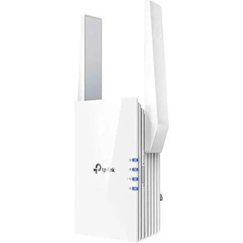 TP-Link AX1500 WiFi Extender Internet Booster, WiFi 6 Range Extender Covers up to 1500 sq.ft and 25 Devices,Dual Band up to 1.5Gbps Speed, AP Mode w/Gigabit Port, APP Setup, OneMesh Compatible(RE505X)