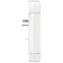 CyberPower CSP600WSURC5 Professional Surge Protector, 900J/125V, 6 Swivel Outlets, 1 USB-C Charge Port, 1 USB-A Charge Port, White Wall Tap, White Version
