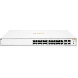 Aruba Instant On 1930 24-Port Gb Ethernet 24xGE PoE (195W), 4X 1G/10G SFP+, L2+ Smart Switch US Cord (JL683A#ABA)