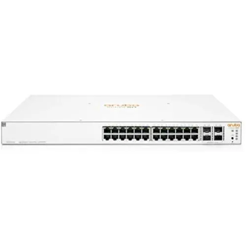 Aruba Instant On 1930 24-Port Gb Ethernet 24xGE PoE (195W), 4X 1G/10G SFP+, L2+ Smart Switch US Cord (JL683A#ABA)