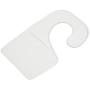 Adhesive Hooked Hang Tags Heavy Duty Retail J Hook Tabs Clear (1000ct.)