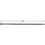 Jartly Magnetic Cable Tie Mount,10 Pack with Zip Ties, Black, Holds 10 Pounds, Industrial Office Automotive Fasteners