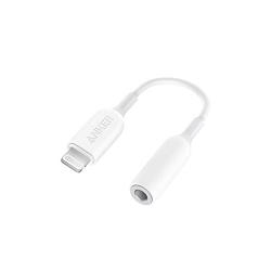Anker 3.5mm Audio Adapter with Lightning Connector, MFi Certified Lightning to Female 3.5mm Dongle, Supports Volume Control and Mic for Headphones, Earphones, Earbuds, and More.