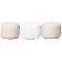 Google Nest WiFi Router 3 Pack Sand (One Router & Two Extenders) 2nd Generation 4x4 AC2200 Mesh Wi-Fi Routers with 6600 Sq Ft Coverage (Renewed)