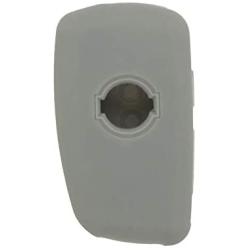 SEGADEN Silicone Cover Protector Case Holder Skin Jacket Compatible with NISSAN 3 Button Flip Remote Key Fob CV4507 Gray