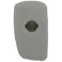 SEGADEN Silicone Cover Protector Case Holder Skin Jacket Compatible with NISSAN 3 Button Flip Remote Key Fob CV4507 Gray