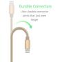 TalkWorks iPhone Charger Lightning Cable 10ft Long Braided Heavy Duty Cord MFI Certified for Apple iPhone 12, 12 Pro/Max, 12 Mini, 11, 11 Pro/Max, XR, XS/Max, X, 8, 7, 6, 5, SE, iPad - Gold TalkWorks iPhone Charger Lightning Cable 10ft Long Braided Heavy Duty Cord MFI Certified for Apple iPhone 12, 12 Pro/Max, 12 Mini, 11, 11 Pro/Max, XR, XS/Max, X, 8, 7, 6, 5, SE, iPad - Gold