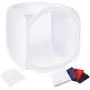 Neewer 32x32 inch/80x80 cm Photo Studio Shooting Tent Light Cube Diffusion Soft Box Kit with 4 Colors Backdrops (Red Dark Blue Black White) for Photography