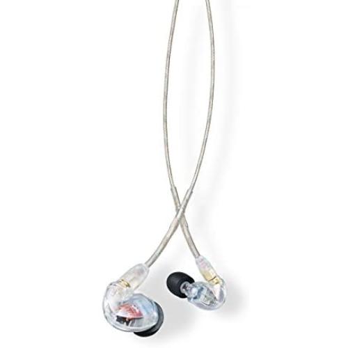Shure SE425-CL Professional Sound Isolating Earphones with Dual High Definition MicroDrivers, Secure In-Ear Fit - Clear