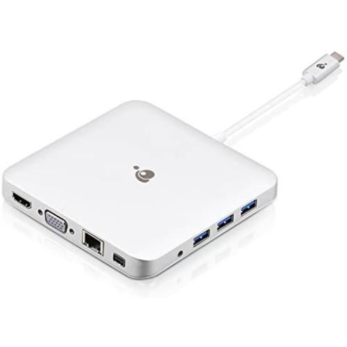 IOGEAR Compact USB-C Docking Station with PD Pass-Thru (GUD3C03)