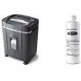 Aurora Professional Grade 14-Sheet Micro-Cut Shredder & SL16 Professional Grade Synthetic Shredder Oil, 16 Oz Flip-Top Leak Proof Bottle